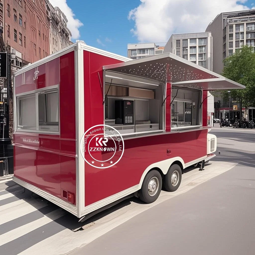 Outdoor Square Truck Cart with Full Kitchen Equipment Commercial Slider Trailer for Sale USA mobile food trailer
Outdoor Square Truck Cart with Full Kitchen Equipment Commercial Slider Trailer for Sale USA mobile food trailer