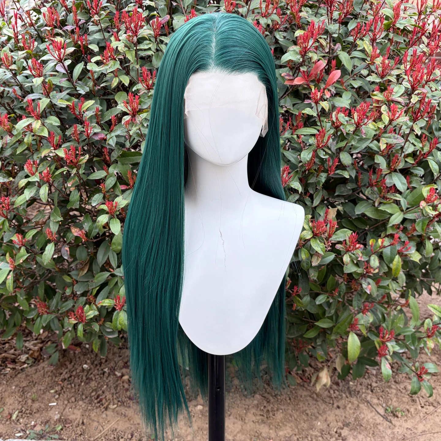Dark Green Lace Front Wig 13×4 Synthetic Lace Wigs for Women Straight Hair Heat-resistant Fibers Cosplay Wigs
Dark Green Lace Front Wig 13×4 Synthetic Lace Wigs for Women Straight Hair Heat-resistant Fibers Cosplay Wigs