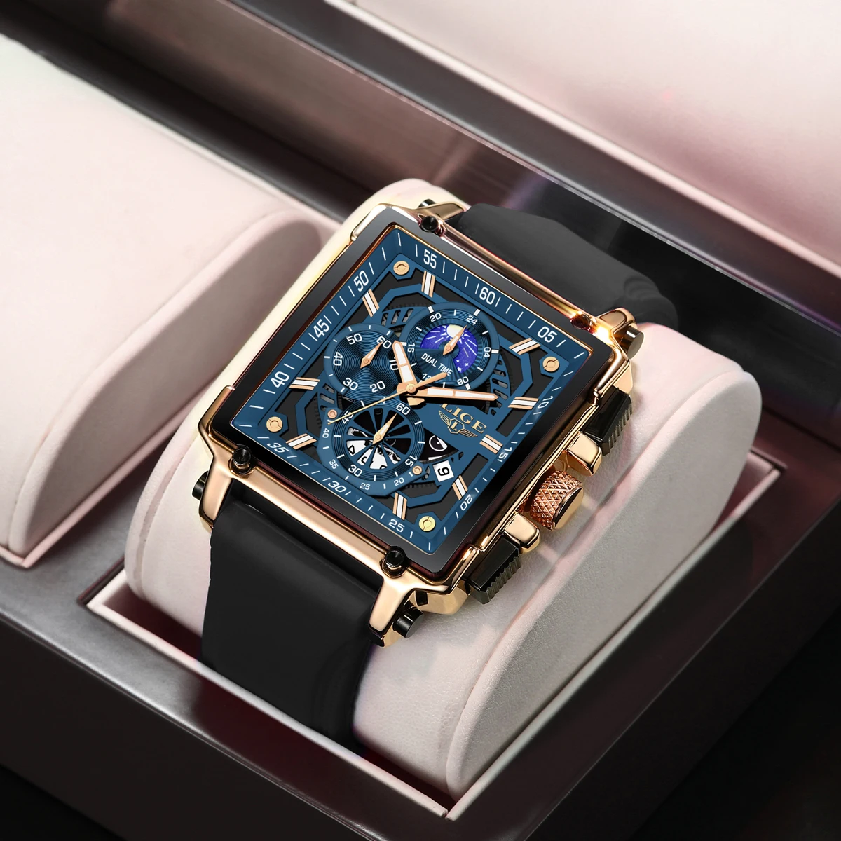 LIGE New Quartz Men's Watches Business Watch Mens Watches Luxury Watch Men Chronograph 30M Waterproof Men Watch
LIGE New Quartz Men's Watches Business Watch Mens Watches Luxury Watch Men Chronograph 30M Waterproof Men Watch