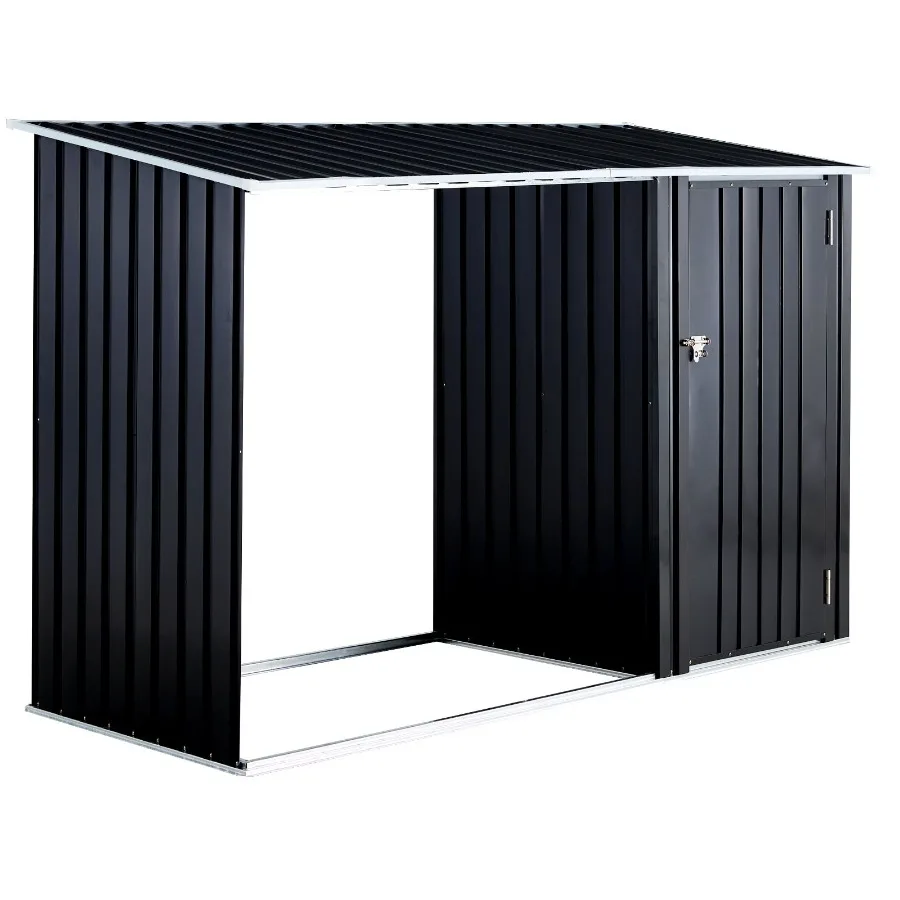 Firewood Storage Shed Outdoor Firewood Rack Outdoor Storage Shed with Log Holder Firewood Shelter for Patio Anthracite Galvaniz
Firewood Storage Shed Outdoor Firewood Rack Outdoor Storage Shed with Log Holder Firewood Shelter for Patio Anthracite Galvaniz