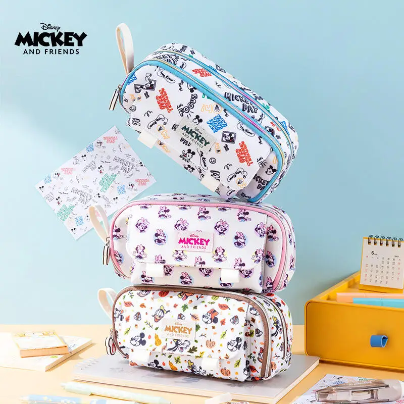 Disney Mickey Mouse Minnie Pen Case with Large Capacity Three Layers of Multifunctionality Cartoon Stationery Bag Storage Bag
Disney Mickey Mouse Minnie Pen Case with Large Capacity Three Layers of Multifunctionality Cartoon Stationery Bag Storage Bag