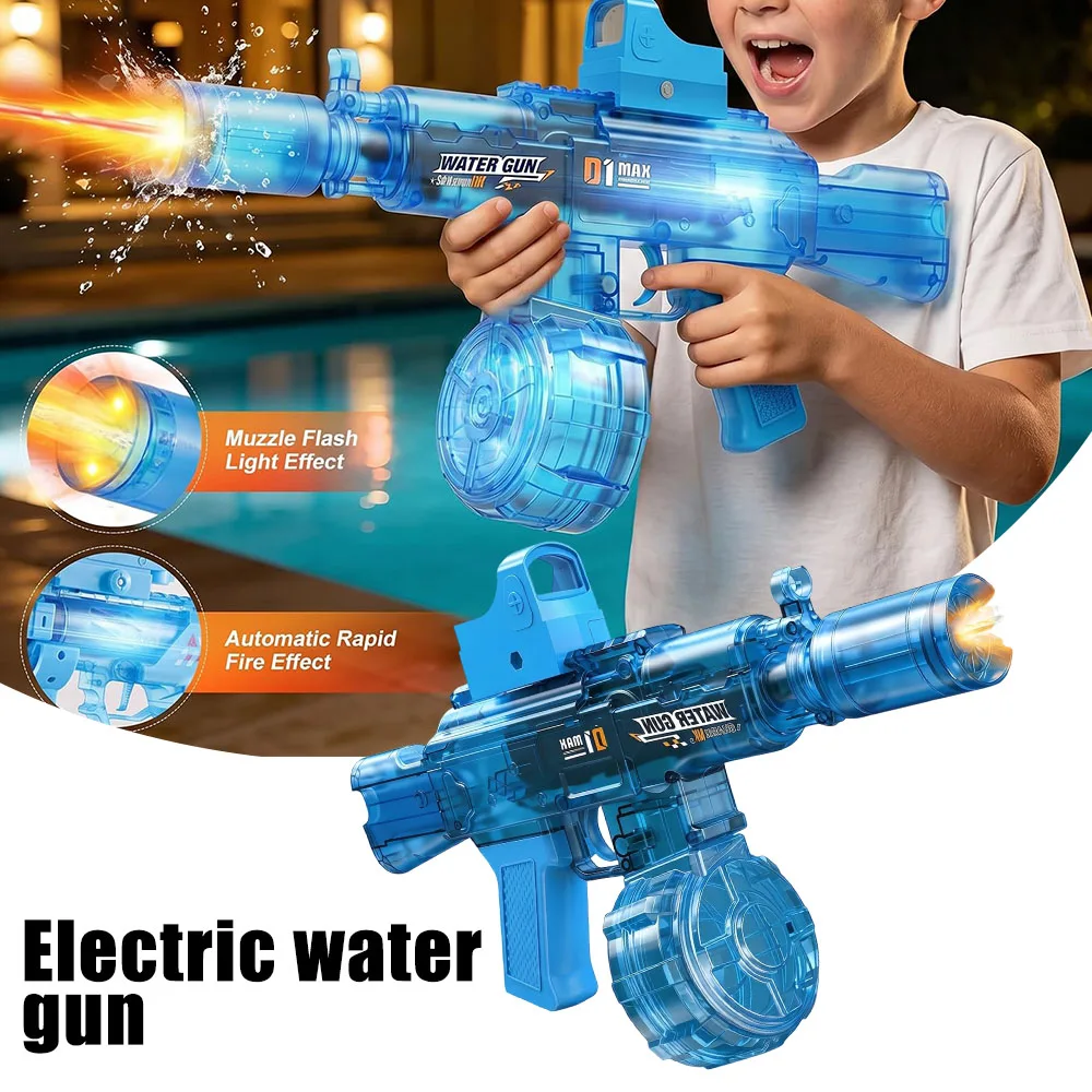 2026 New Model Flame Light M416 Electric Water Gun MK3 Kids Water Shooting Toy High Power Continuous Auto Fire Long Range Water
2026 New Model Flame Light M416 Electric Water Gun MK3 Kids Water Shooting Toy High Power Continuous Auto Fire Long Range Water