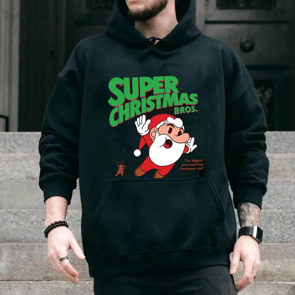 Super Christmas Bros Christma Hoodie Men Funny Pattern Autumn Pullover Tops Cool Ropa Hombre Autumn New in Hoodies & Sweatshirts
Super Christmas Bros Christma Hoodie Men Funny Pattern Autumn Pullover Tops Cool Ropa Hombre Autumn New in Hoodies & Sweatshirts