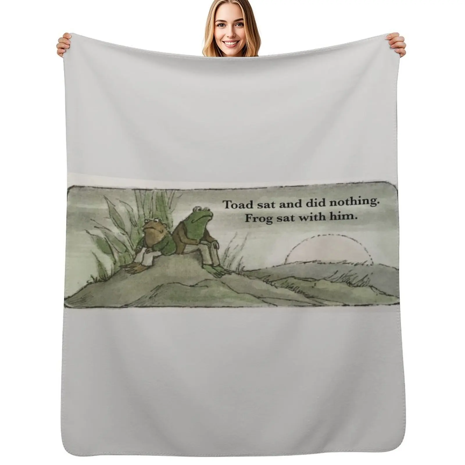 Toad sat and did nothing. Frog sat with him. Throw Blanket warm winter Hairys Kid'S Plush Blankets
Toad sat and did nothing. Frog sat with him. Throw Blanket warm winter Hairys Kid'S Plush Blankets