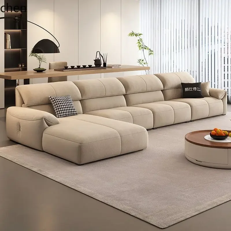 HYS Cream Style Sofa Living Room New Modern Simple Corner Chaise Combination Cat Scratching Fabric Sofa Elegant Simple
HYS Cream Style Sofa Living Room New Modern Simple Corner Chaise Combination Cat Scratching Fabric Sofa Elegant Simple