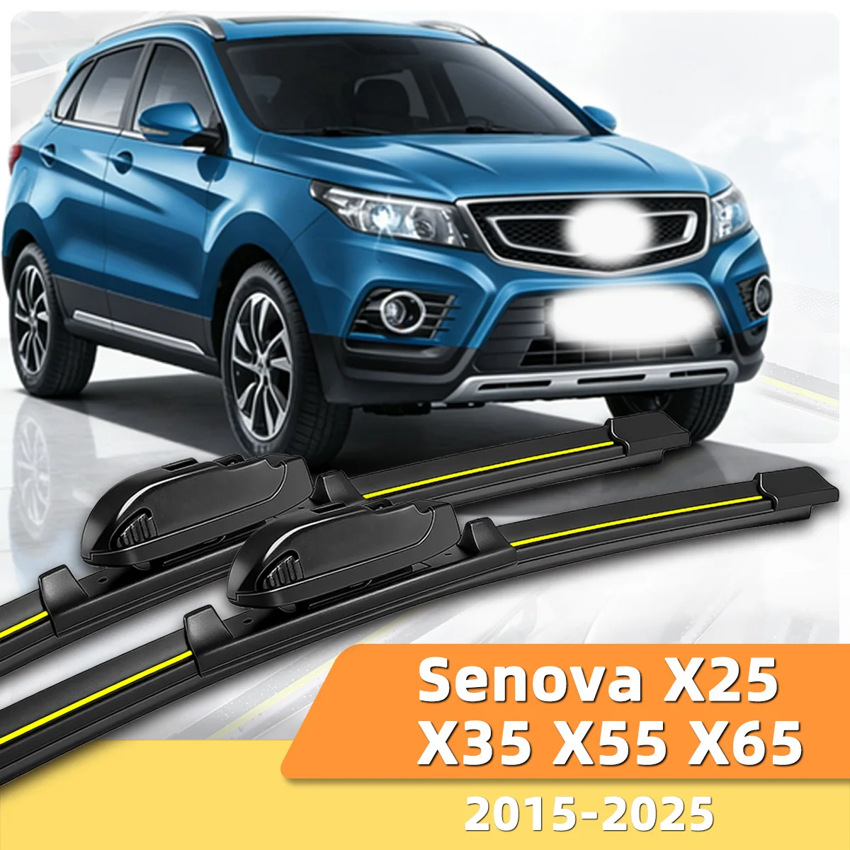 2PCS Car Windshield Wiper Fit For BAIC Senova X25 X35 X55 X65 (2015-2025) Windshield Boneless Front Wiper Natural Rubber Strip
2PCS Car Windshield Wiper Fit For BAIC Senova X25 X35 X55 X65 (2015-2025) Windshield Boneless Front Wiper Natural Rubber Strip