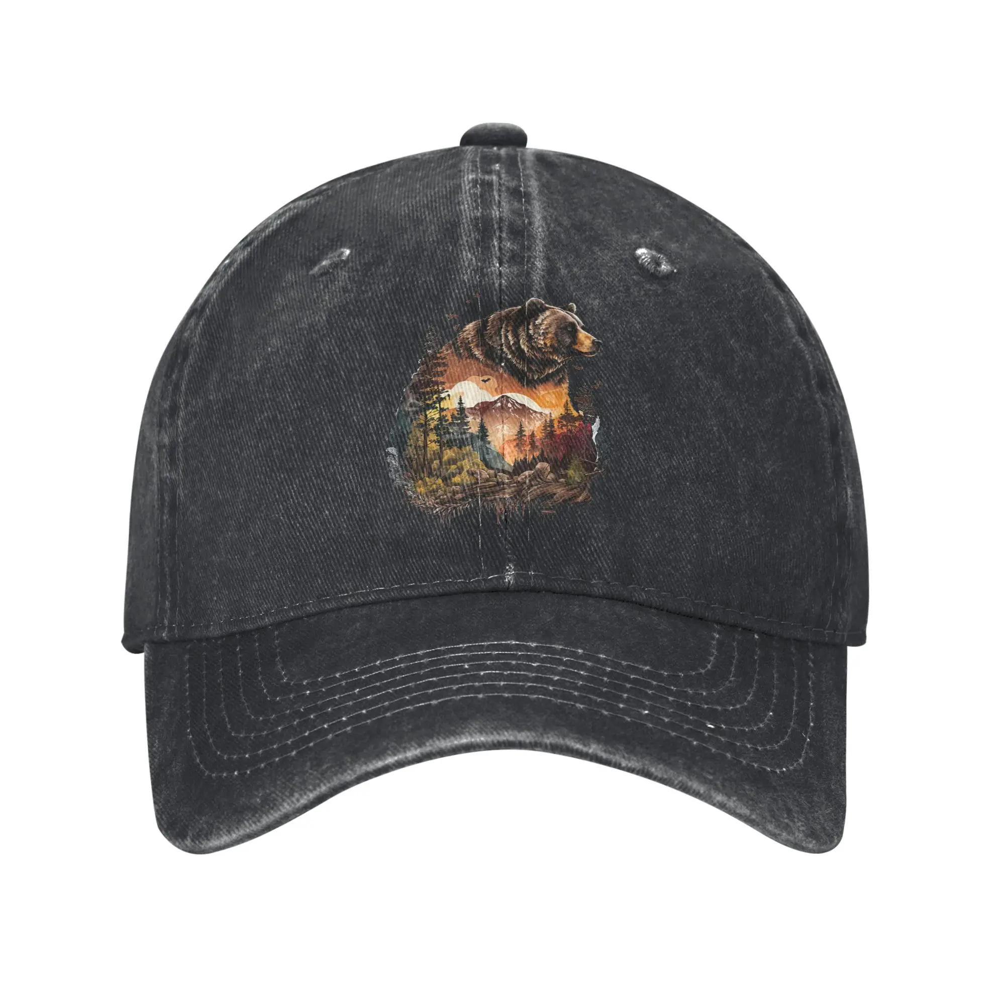 Retro Mountain Nature Animal Wildlife Forest Outdoors Bear Baseball Cap Trucker Hat Hiking Fishing Hats Men Baseball Caps
Retro Mountain Nature Animal Wildlife Forest Outdoors Bear Baseball Cap Trucker Hat Hiking Fishing Hats Men Baseball Caps