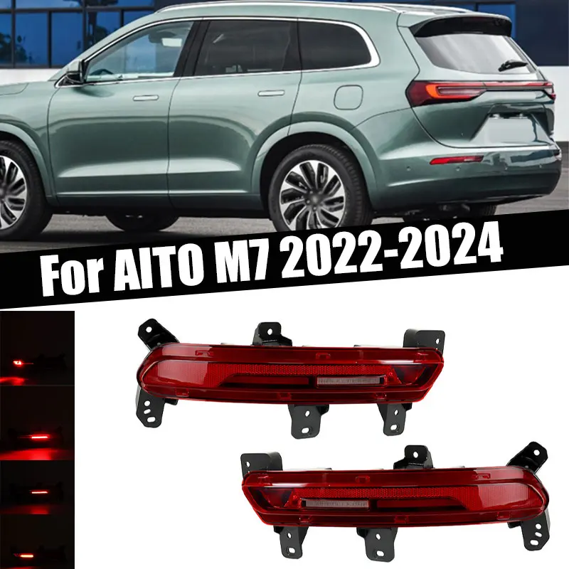 Для AITO M7 2022 2023 2024, световой отражатель заднего бампера, сигнальная лампа заднего хода, стоп-сигнал, стоп-сигнал, автомобильные аксессуары
Для AITO M7 2022 2023 2024, световой отражатель заднего бампера, сигнальная лампа заднего хода, стоп-сигнал, стоп-сигнал, автомобильные аксессуары