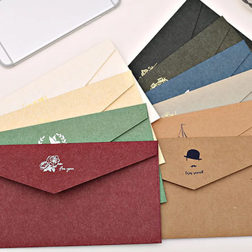 10Pcs Retro Gilding Envelope Classical Wedding Invitation Blank Envelope Party Paper Envelopes (Navy, )
10Pcs Retro Gilding Envelope Classical Wedding Invitation Blank Envelope Party Paper Envelopes (Navy, )