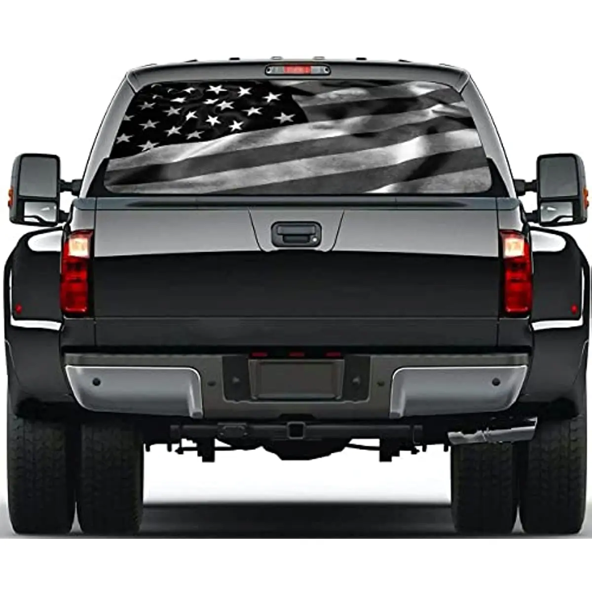 Truck Decals American Flag Window Decal Black & White, Patriotic Decals for Trucks Back Window, Automotive Decals and Graphics S
Truck Decals American Flag Window Decal Black & White, Patriotic Decals for Trucks Back Window, Automotive Decals and Graphics S