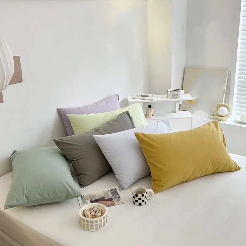 Standard Cotton Pillow Cover, Monochromatic, Bed Envelope Pillowcases, 48*74cm, 2Pcs
Standard Cotton Pillow Cover, Monochromatic, Bed Envelope Pillowcases, 48*74cm, 2Pcs