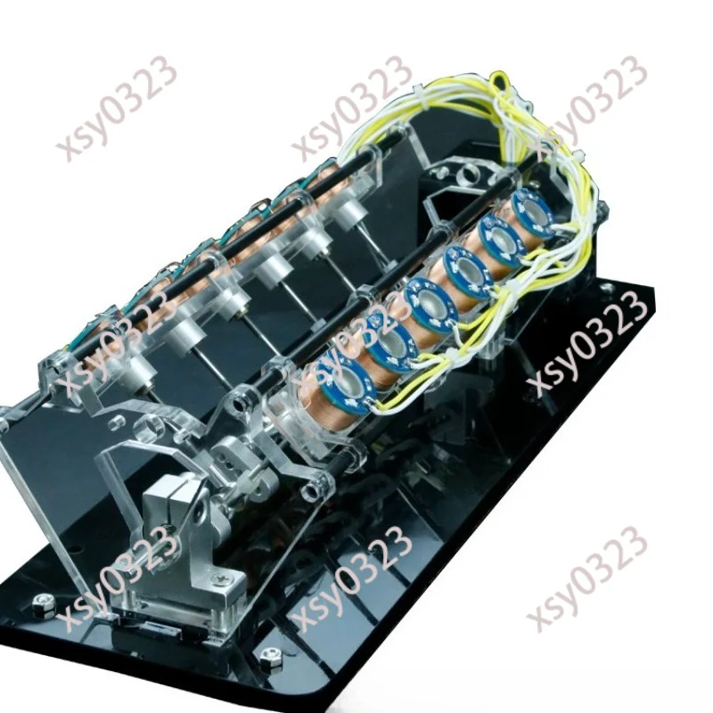 Electromagnetic Engine Model Operable V-type Motor Model for Science Display
Electromagnetic Engine Model Operable V-type Motor Model for Science Display