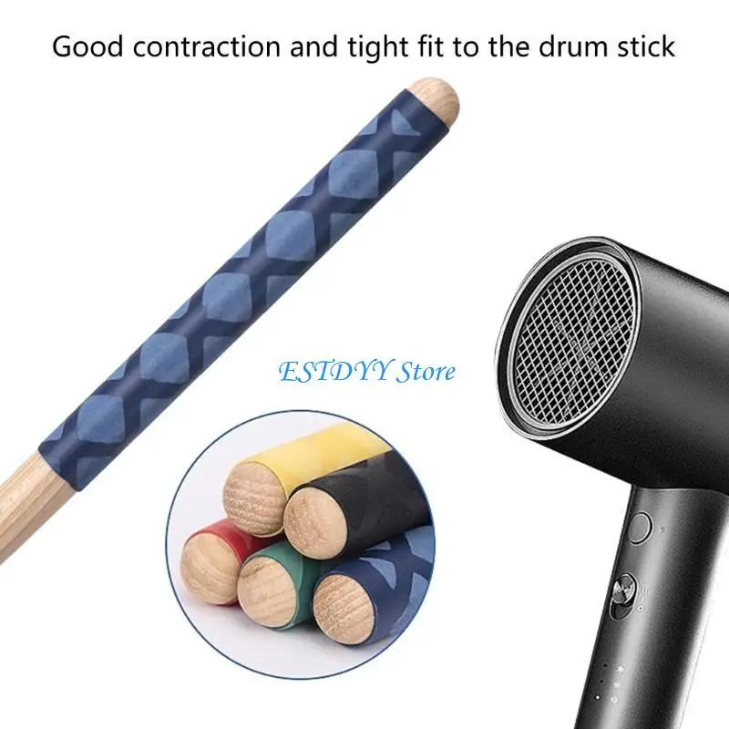 G6DE Drumstick Grips Antislip Drum Handle Wrap Sweatbands Drum Handle Grip
G6DE Drumstick Grips Antislip Drum Handle Wrap Sweatbands Drum Handle Grip
