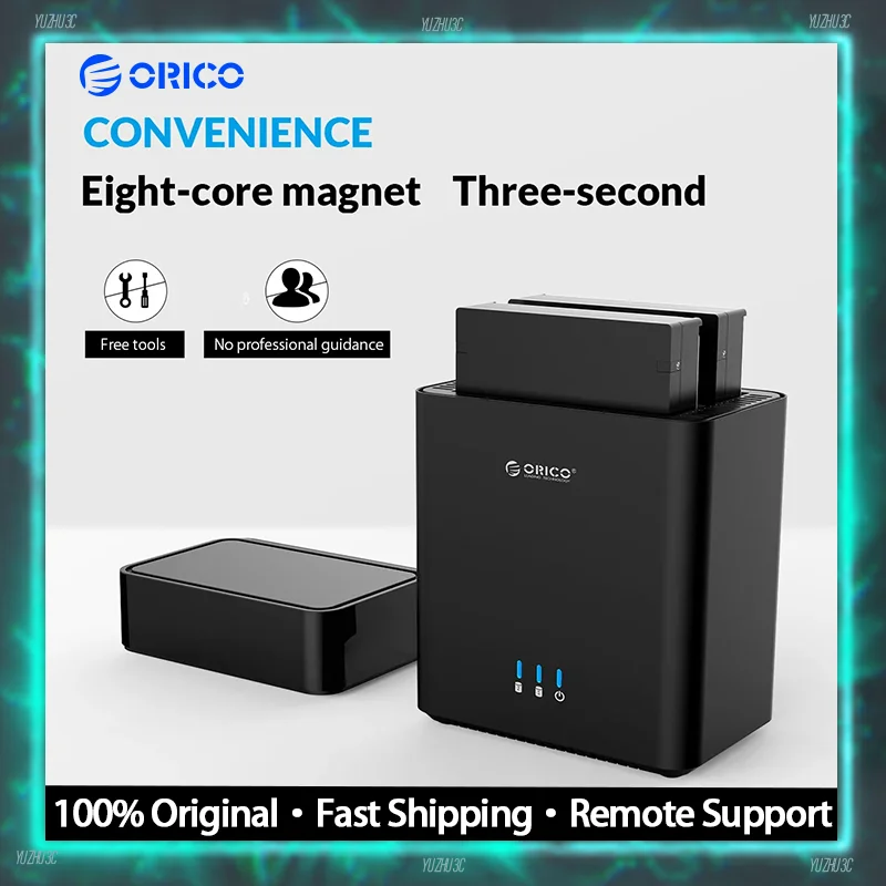 ORICO DS200U3 Dual Bay SATA HDD Docking Station with Offline Clone Function USB 3.0 Supports 2.5"/3.5" SSD HDD Up to 36TB
ORICO DS200U3 Dual Bay SATA HDD Docking Station with Offline Clone Function USB 3.0 Supports 2.5"/3.5" SSD HDD Up to 36TB