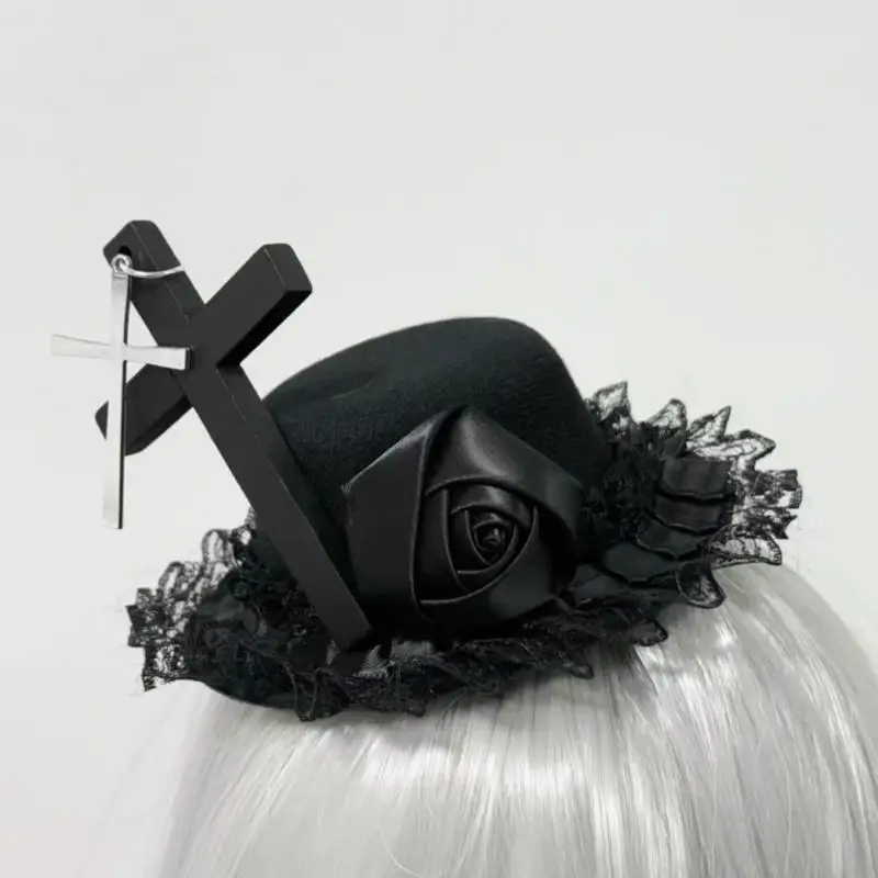 39BC Стильная маленькая скрещенная шляпа-чарородный головной убор для женщин на тему Хэллоуина
39BC Стильная маленькая скрещенная шляпа-чарородный головной убор для женщин на тему Хэллоуина