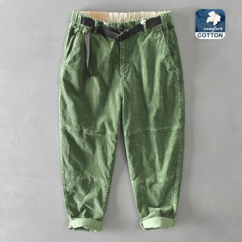 2022 Autumn Men's Cotton Pants Vintage Solid Color Casual Corduroy Pants Winter Man Cargo Pants Pantalon Homme Ropa Hombre w56
2022 Autumn Men's Cotton Pants Vintage Solid Color Casual Corduroy Pants Winter Man Cargo Pants Pantalon Homme Ropa Hombre w56