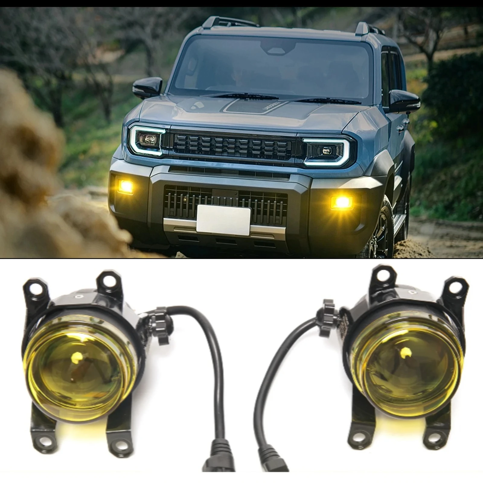 Golden LED Front Fog Light Bulb For Toyota Land Cruiser FJ 2026 Super Bright Spotlights Exterior Modification Accessories
Golden LED Front Fog Light Bulb For Toyota Land Cruiser FJ 2026 Super Bright Spotlights Exterior Modification Accessories