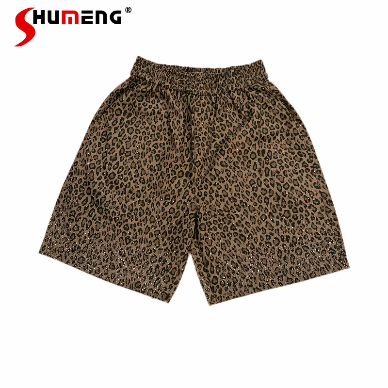 Men's 2026 Summer New Thin Comfort Five-point Pants Elastic Waist Shorts Fashion Shiny Diamond Starry Sky Leopard Print Shorts
Men's 2026 Summer New Thin Comfort Five-point Pants Elastic Waist Shorts Fashion Shiny Diamond Starry Sky Leopard Print Shorts