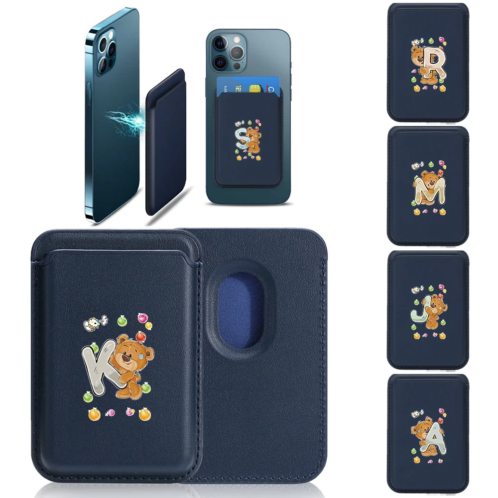 Slim Detachable Card Holder Premium PU Leather Magnetic Wallet Card Pocket Securely Holds 2-3 Credit/ID Cards bear Pattern
Slim Detachable Card Holder Premium PU Leather Magnetic Wallet Card Pocket Securely Holds 2-3 Credit/ID Cards bear Pattern
