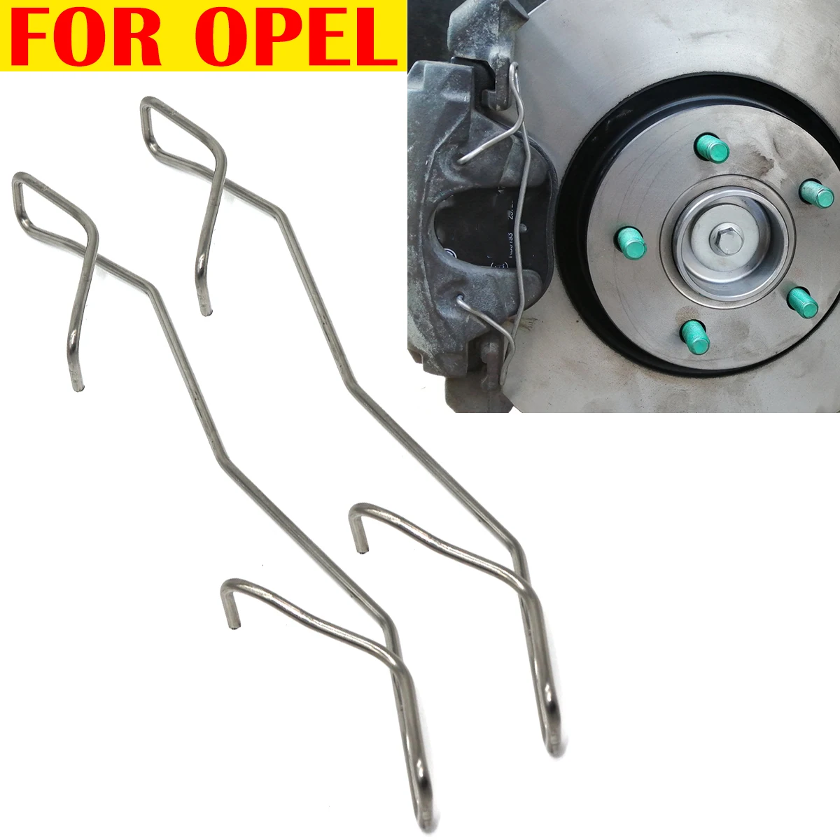 Brake Pad Fittings Caliper Spring Retainer Anti-Rattle Clip FOR OPEL VAUXHALL ASTRA CALIBRA CORSA MERIVA OMEGA SIGNUM VECTRA
Brake Pad Fittings Caliper Spring Retainer Anti-Rattle Clip FOR OPEL VAUXHALL ASTRA CALIBRA CORSA MERIVA OMEGA SIGNUM VECTRA