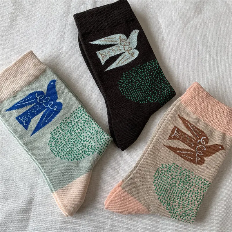 1/3 Pairs Women's Floral & Animal Print Knitted Long Socks Vintage Over the Calf Stockings Cotton Blend Cute Warm Tall Socks
1/3 Pairs Women's Floral & Animal Print Knitted Long Socks Vintage Over the Calf Stockings Cotton Blend Cute Warm Tall Socks