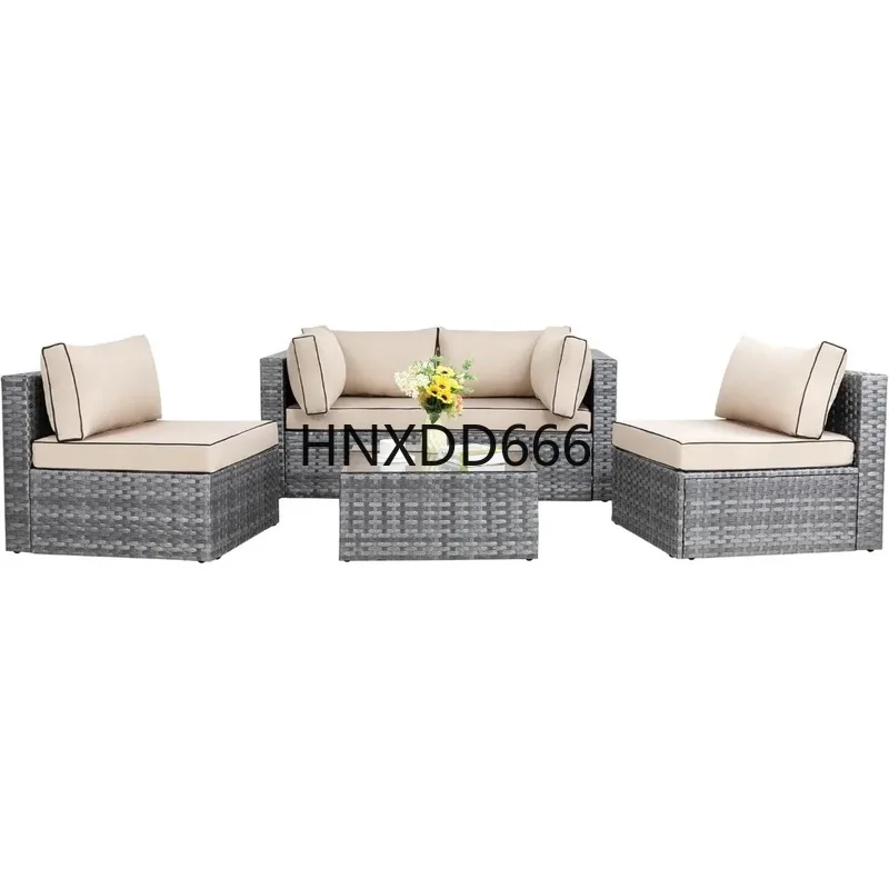 Outdoor Patio Sectional Sofa Set with Washable Cushions and Glass Coffee Table for Garden Conversation
Outdoor Patio Sectional Sofa Set with Washable Cushions and Glass Coffee Table for Garden Conversation