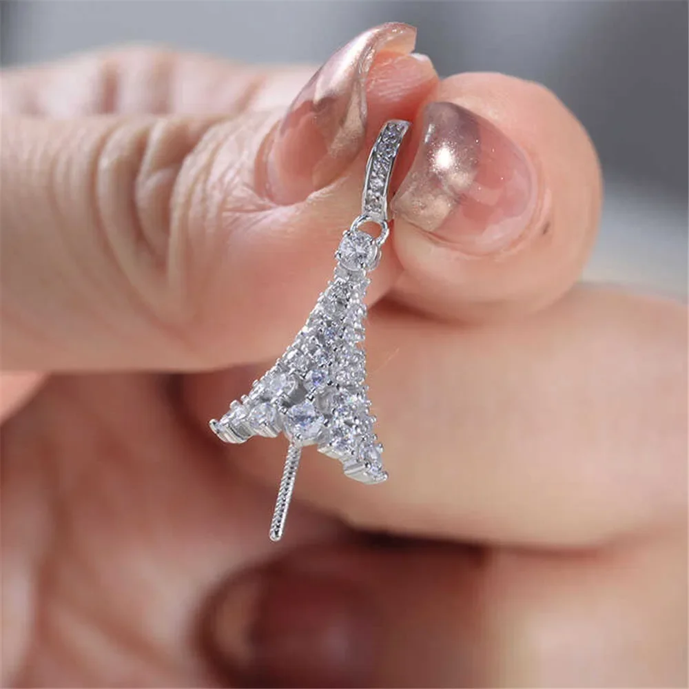 S925 Sterling Silver Pearl Pendant Setting, DIY Empty Bezel Cup Jewelry Supplies for Craft Making, Hollow Prong Pendant Findings
S925 Sterling Silver Pearl Pendant Setting, DIY Empty Bezel Cup Jewelry Supplies for Craft Making, Hollow Prong Pendant Findings