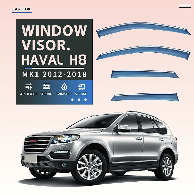 For HAVAL H8 2012-2018 Car Window Visor Rain Guard Side Shield Sun Shade Auto Accessories Styling
For HAVAL H8 2012-2018 Car Window Visor Rain Guard Side Shield Sun Shade Auto Accessories Styling
