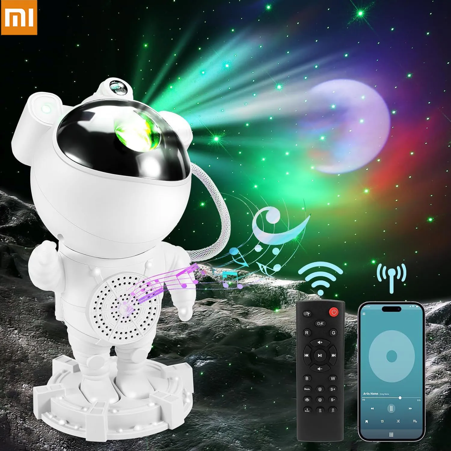 Xiaomi Astronaut Galaxy Star проектор космический ночник RGB туманность с Bluetooth динамиком для детей декор спальни детский подарок
Xiaomi Astronaut Galaxy Star проектор космический ночник RGB туманность с Bluetooth динамиком для детей декор спальни детский подарок