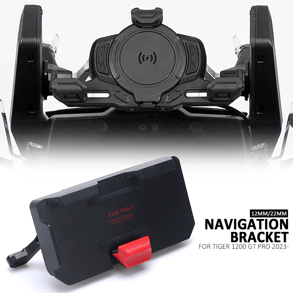New Motorcycle Mobile Phone Navigation Bracket Support 12MM/22MM For TIGER1200 TIGER 1200 Tiger1200 Tiger 1200 GT Pro 2023-
New Motorcycle Mobile Phone Navigation Bracket Support 12MM/22MM For TIGER1200 TIGER 1200 Tiger1200 Tiger 1200 GT Pro 2023-