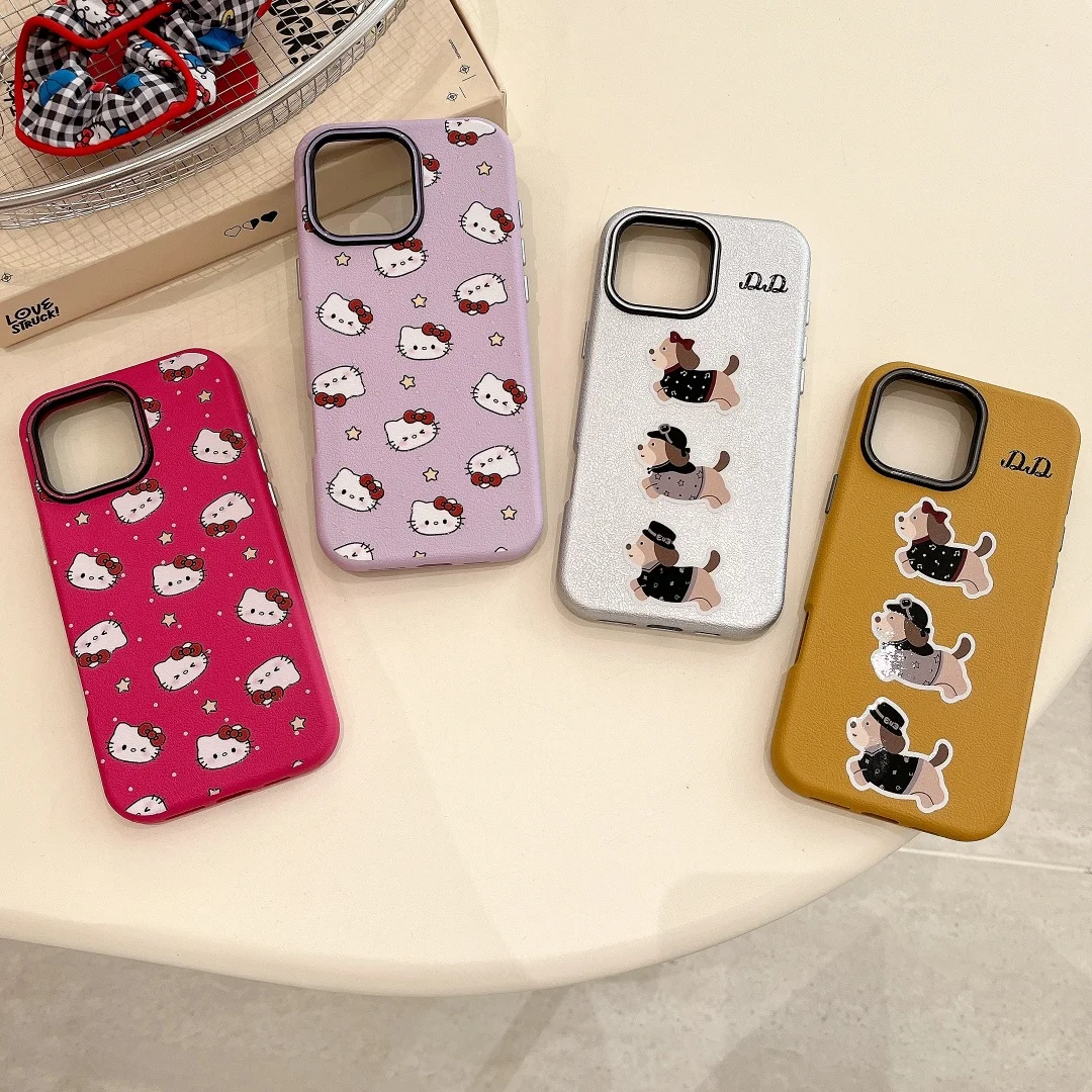 Korean Cute Cartoon Hello Kitty Phone Case For iPhone17 16 E 15 14 13 11 12 Pro Max Plus Fun Dachshund Dog Leather Pattern Cover
Korean Cute Cartoon Hello Kitty Phone Case For iPhone17 16 E 15 14 13 11 12 Pro Max Plus Fun Dachshund Dog Leather Pattern Cover