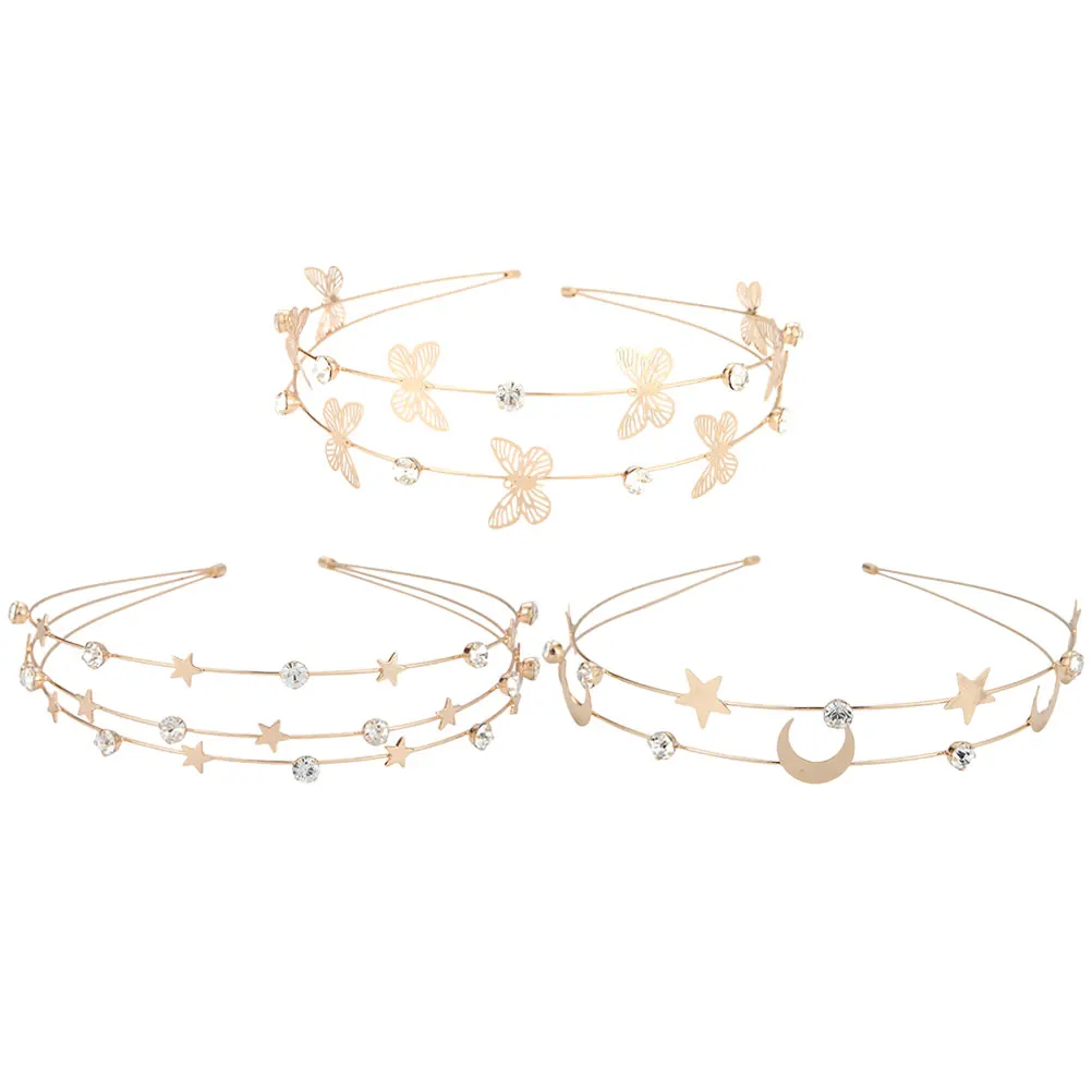 3pcs Metal Stars Hoops Bridal Rhinestone Headbands Durable Lightweight Party Banquet Women Girls Decor Hairband
3pcs Metal Stars Hoops Bridal Rhinestone Headbands Durable Lightweight Party Banquet Women Girls Decor Hairband