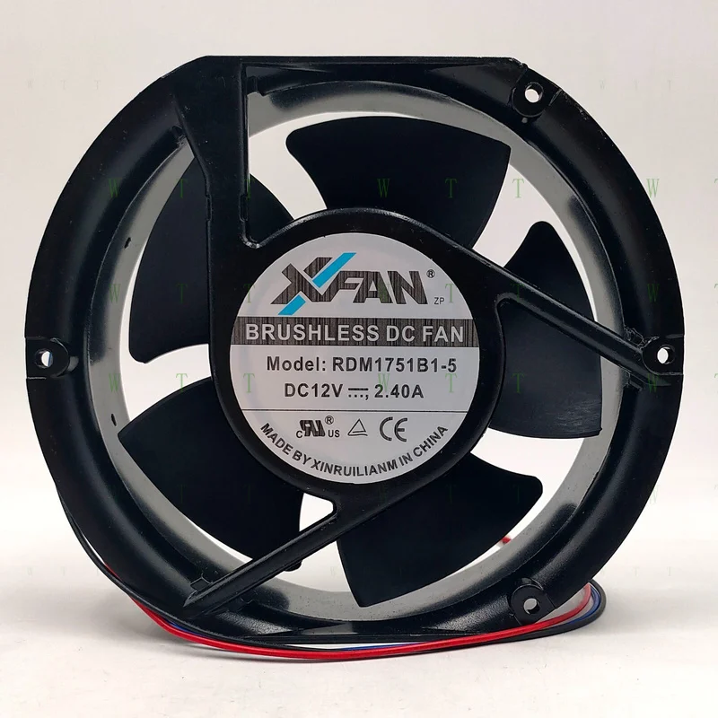 H 1 pcs for XFAN DC12V 2.4A RDM1751B1-5 17251 Axial Fan Cooling Fan
H 1 pcs for XFAN DC12V 2.4A RDM1751B1-5 17251 Axial Fan Cooling Fan