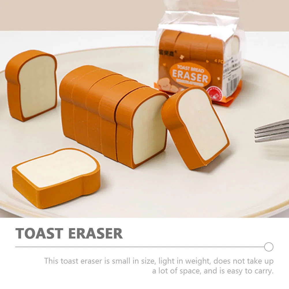 16Pcs Toast Shaped Erasers Tpr Cute Pencil Erasers for Drawing Sketching Office Study Drawing Accessory
16Pcs Toast Shaped Erasers Tpr Cute Pencil Erasers for Drawing Sketching Office Study Drawing Accessory