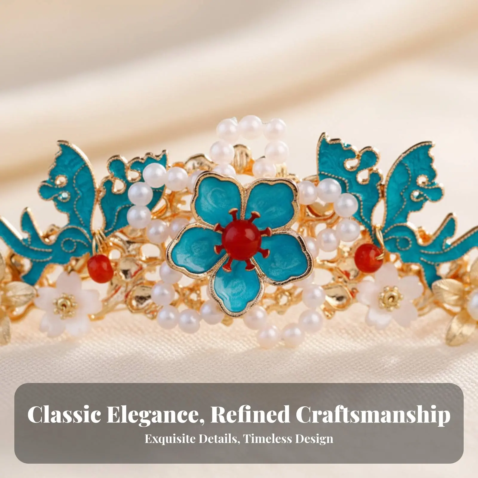 Traditional Chinese Hair Accessory Elegant Chinese Design Hair Crown Traditional Chinese U-Shaped Hairpin Beautiful Design
Traditional Chinese Hair Accessory Elegant Chinese Design Hair Crown Traditional Chinese U-Shaped Hairpin Beautiful Design