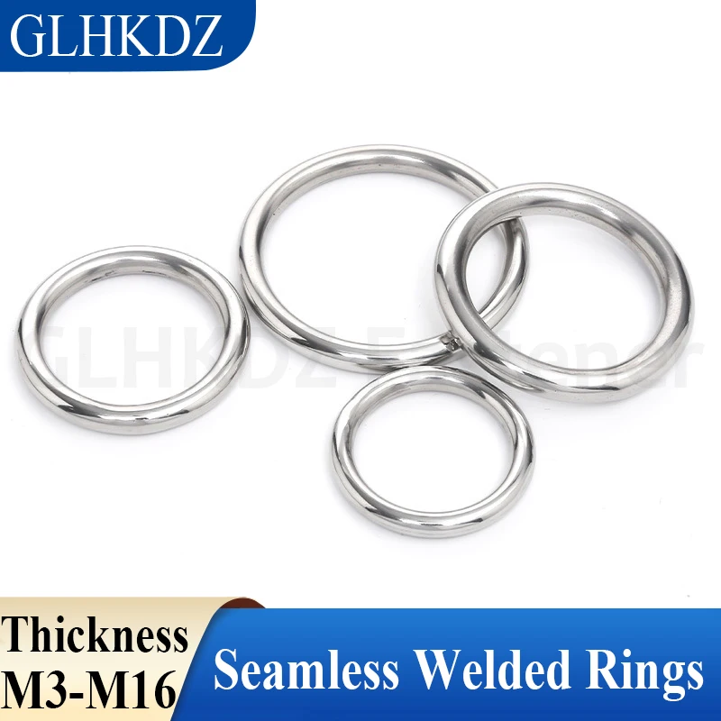 M3-M16 304 Stainless Steel Seamless Welded Ring ID 15-150mm 304 Stainless Steel O Ring Smooth Solid Welded Round Ring
M3-M16 304 Stainless Steel Seamless Welded Ring ID 15-150mm 304 Stainless Steel O Ring Smooth Solid Welded Round Ring