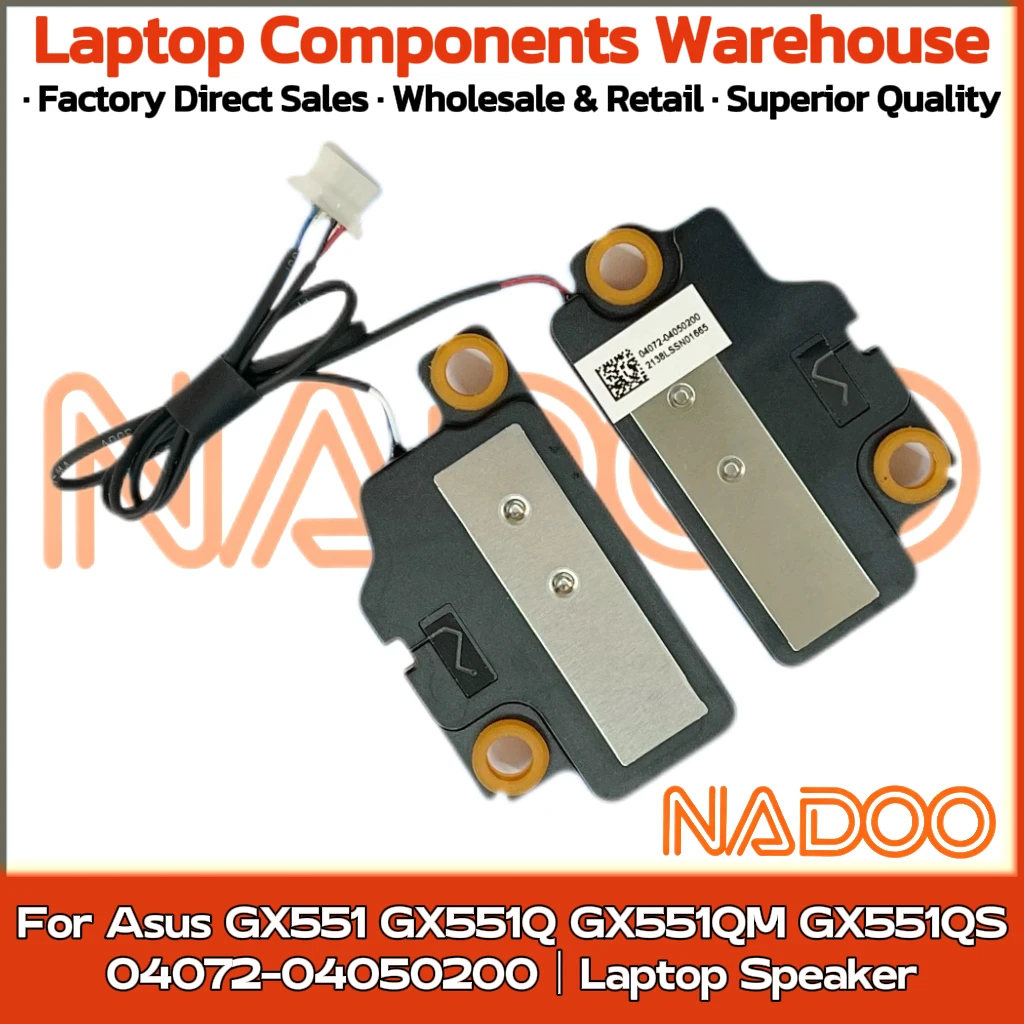 New Original Laptop Notebook Audio Speaker For Asus GX551 GX551Q GX551QM GX551QS built-in speaker horn audio 04072-04050200
New Original Laptop Notebook Audio Speaker For Asus GX551 GX551Q GX551QM GX551QS built-in speaker horn audio 04072-04050200