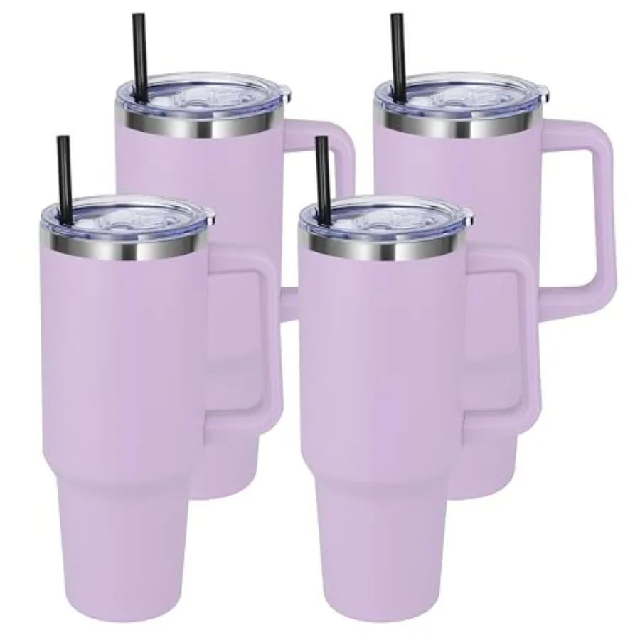 40 oz Tumbler with Handle and Straw, Stainless Steel Tumbler with Lid and Straw, Reusable Vacuum Insulated Cup, Travel Coffee M
40 oz Tumbler with Handle and Straw, Stainless Steel Tumbler with Lid and Straw, Reusable Vacuum Insulated Cup, Travel Coffee M