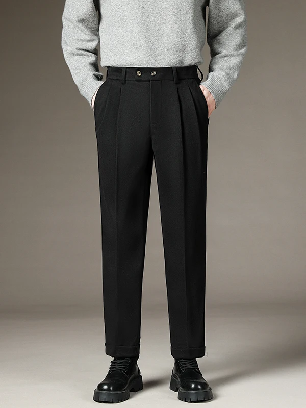 Мужские зимние шерстяные брюки прямого кроя, повседневные, теплые, деловые, в американском стиле, модные, молодежные, длинные...
Мужские зимние шерстяные брюки прямого кроя, повседневные, теплые, деловые, в американском стиле, модные, молодежные, длинные...