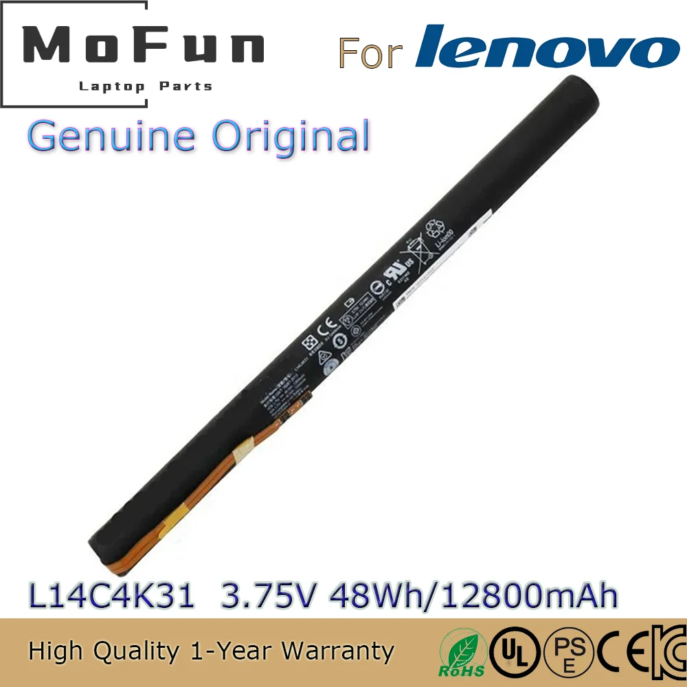 Новый оригинальный аккумулятор L14C4K31 3,75 в 48 Втч 12800 мАч для ноутбука Lenovo Yoga Tablet 2-1371F Pro 1371F L14D4K31
Новый оригинальный аккумулятор L14C4K31 3,75 в 48 Втч 12800 мАч для ноутбука Lenovo Yoga Tablet 2-1371F Pro 1371F L14D4K31