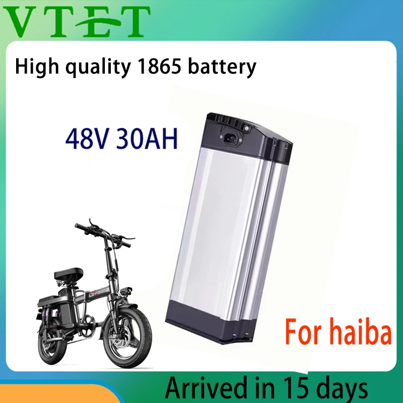 VTET Foldable Electric Bicycle Battery 48V30Ah Haiba Replacement Battery Durable High Quality Battery Portable Run 80KM
VTET Foldable Electric Bicycle Battery 48V30Ah Haiba Replacement Battery Durable High Quality Battery Portable Run 80KM
