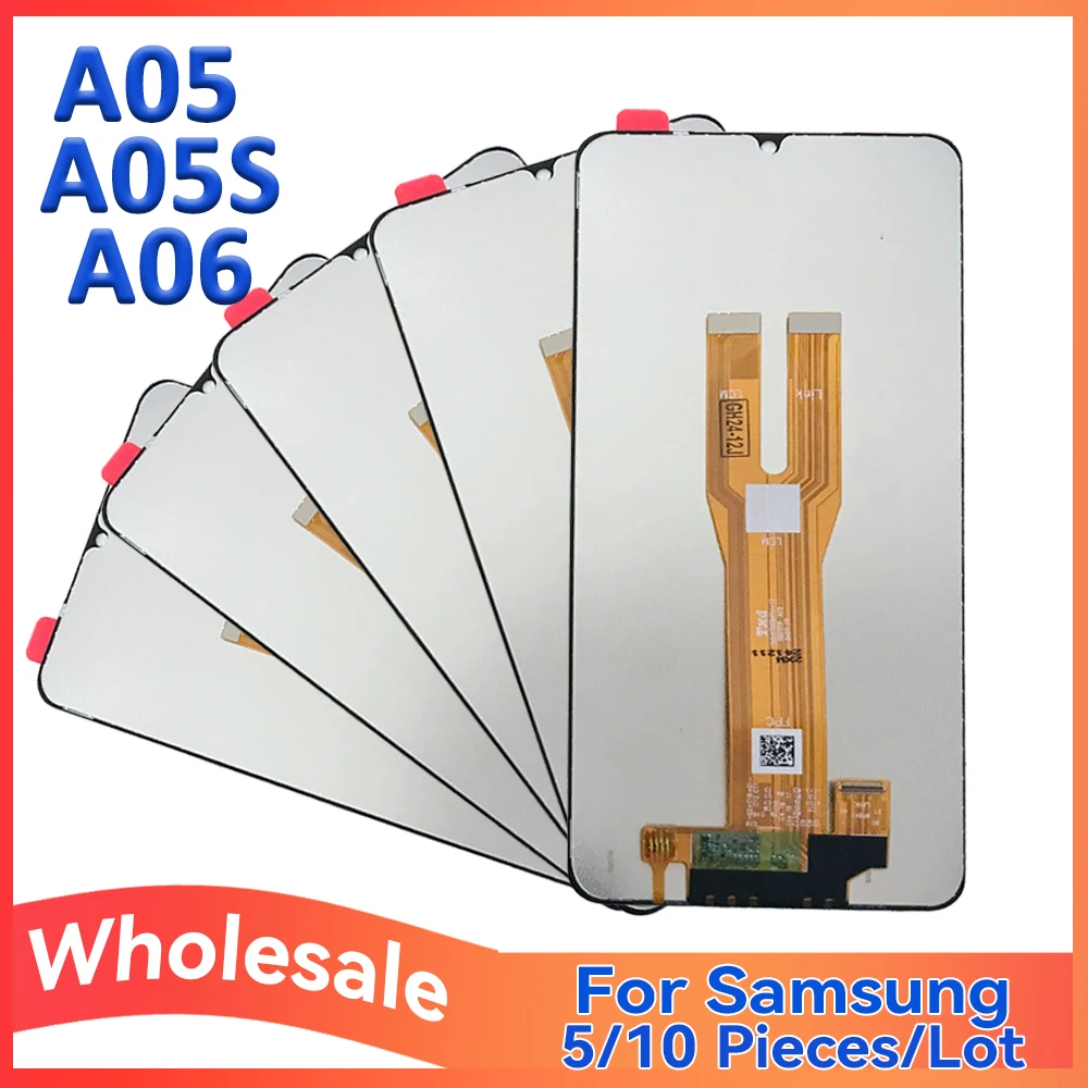 Wholesale 5/10 Pieces Lot For Samsung A05 A05S A06 LCD Screen No/with Frame Assembly Touch Display
Wholesale 5/10 Pieces Lot For Samsung A05 A05S A06 LCD Screen No/with Frame Assembly Touch Display