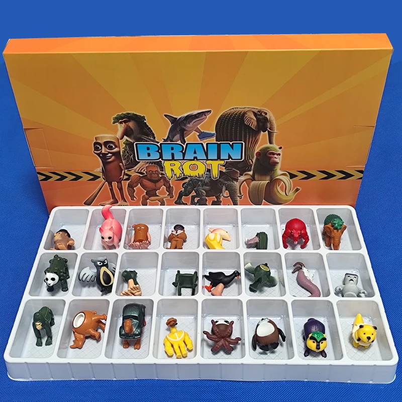 12Pcs/24Pcs Italian Brainrot Anime Action Figure Set Tung Tung Sahur Tralalero Tralala Bombardino Crocodilo Figures Model Toy
12Pcs/24Pcs Italian Brainrot Anime Action Figure Set Tung Tung Sahur Tralalero Tralala Bombardino Crocodilo Figures Model Toy