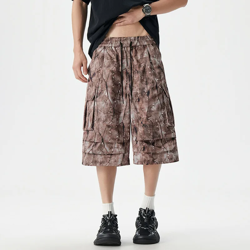 2026 American Vintage New Fashion Men's Casual Trendy Camouflage Loose Knee Length Shorts Summer Male Clothes Simple Basic Pants
2026 American Vintage New Fashion Men's Casual Trendy Camouflage Loose Knee Length Shorts Summer Male Clothes Simple Basic Pants