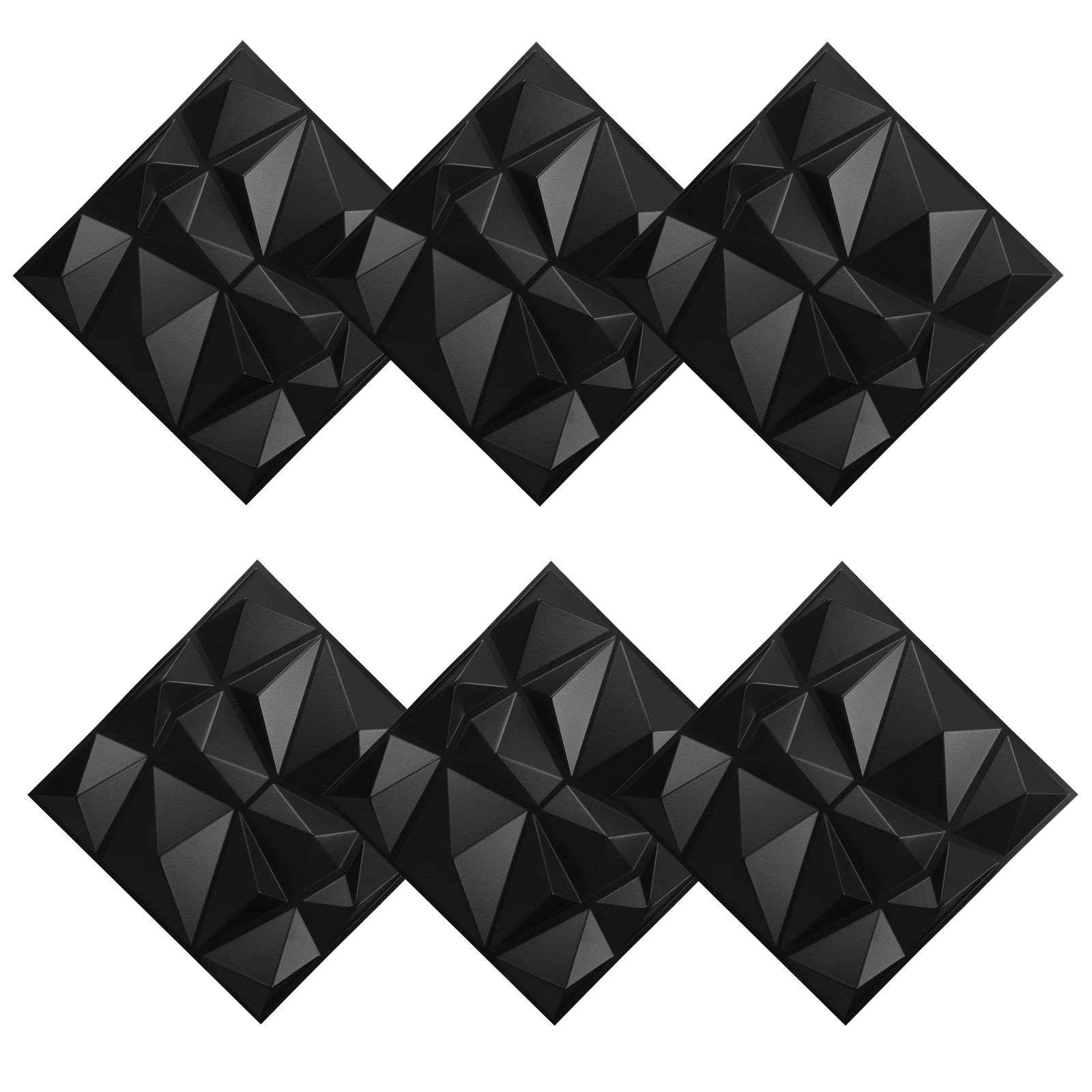 6pcs Panels PVC Black Tiles Realistic Effect Easy Installation Bedroom Living Room Hotel Decor Accent Wall Paneling
6pcs Panels PVC Black Tiles Realistic Effect Easy Installation Bedroom Living Room Hotel Decor Accent Wall Paneling