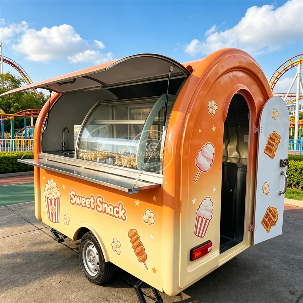 Mobile Food Trailer Coffee Kiosk Kitchen Trailer Mobile Burger Donut Popcorn Hot Dog Cart Food Truck With Full Kitchen
Mobile Food Trailer Coffee Kiosk Kitchen Trailer Mobile Burger Donut Popcorn Hot Dog Cart Food Truck With Full Kitchen