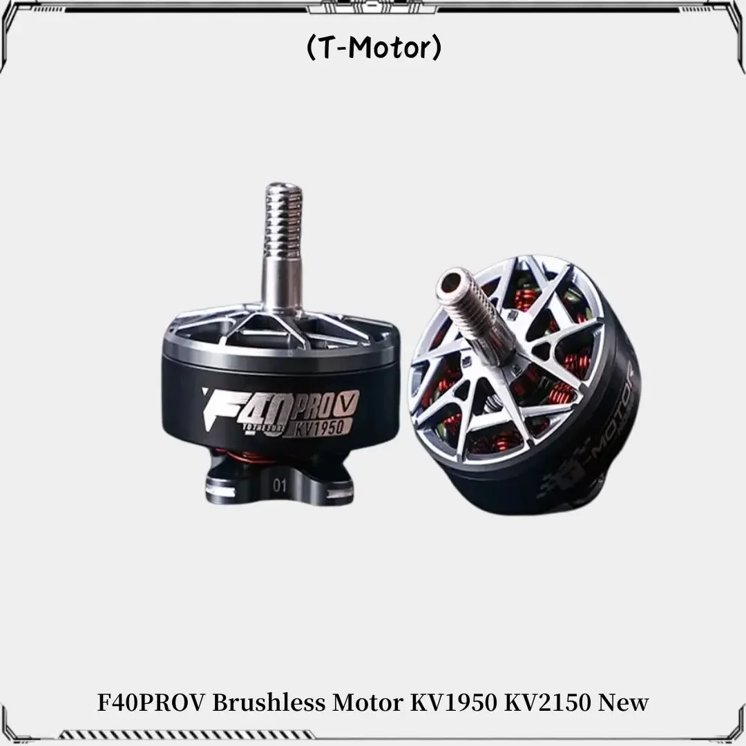 T-MOTOR 2025 Новый бесщеточный двигатель F40PROV KV1950 KV2150 Обновление новой модели Больше мощности для FPV Freestyle Drone
T-MOTOR 2025 Новый бесщеточный двигатель F40PROV KV1950 KV2150 Обновление новой модели Больше мощности для FPV Freestyle Drone