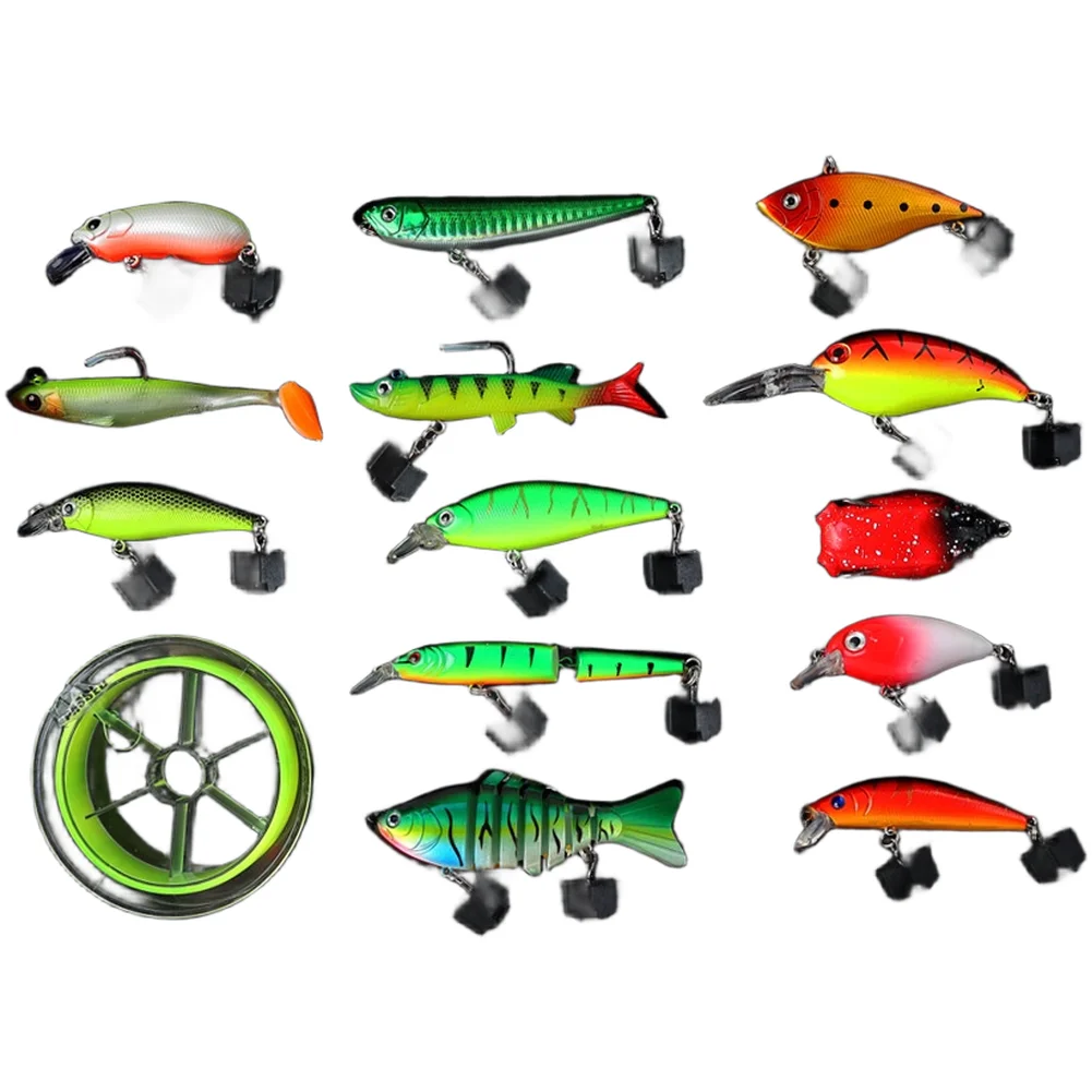 14 шт. комплект рыболовных приманок с приманкой из АБС-пластика и защитным чехлом для рыбалки на окуня, многоцветный реалистичный дизайн
14 шт. комплект рыболовных приманок с приманкой из АБС-пластика и защитным чехлом для рыбалки на окуня, многоцветный реалистичный дизайн