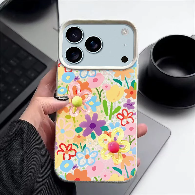 Colored Flower Soft Phone Case For iPhone Air 17 16 15 14 Pro Max 13 12 Pro Max 11 16e Shockproof Silicone Leather Texture Cover
Colored Flower Soft Phone Case For iPhone Air 17 16 15 14 Pro Max 13 12 Pro Max 11 16e Shockproof Silicone Leather Texture Cover