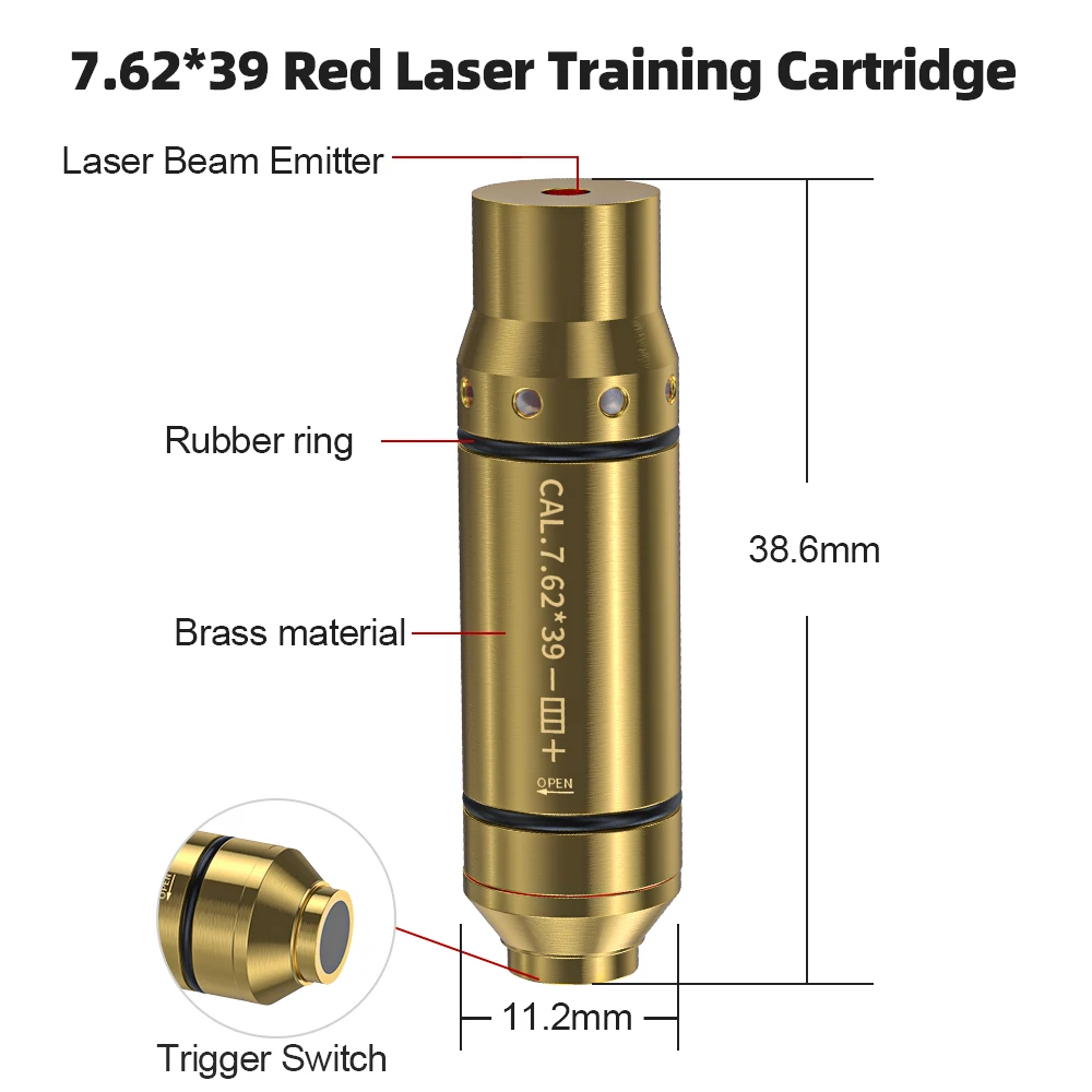 7.62X39 red dot laser training equipment with dry powder, tactical aiming practice skill development tool, used for hand enhance 
7.62X39 red dot laser training equipment with dry powder, tactical aiming practice skill development tool, used for hand enhance